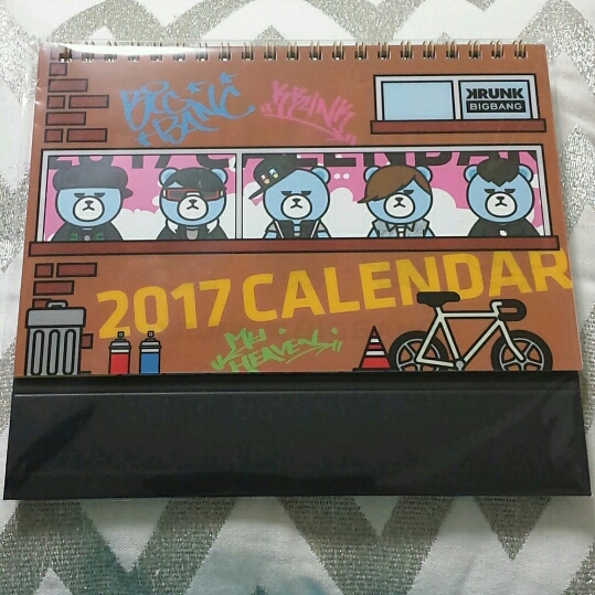 BIGBANG 0.to.10 THE FINAL 卓上カレンダー 2017 KRUNK _1