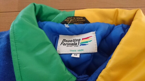 激レア！BENETTONフォーミュラの革ジャンパー！