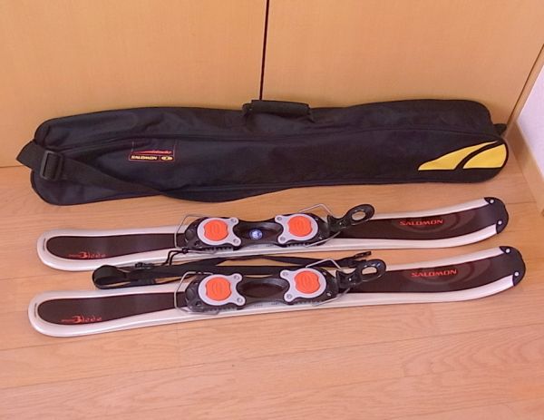 SALOMON ショートスキー板 SNOWBlade スノーブレード 袋付 SALOMON