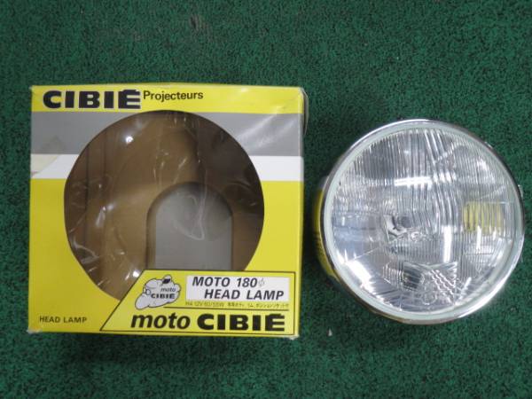 □CIBIEシビエ MOTO180パイヘッドライト□点灯OK モト180