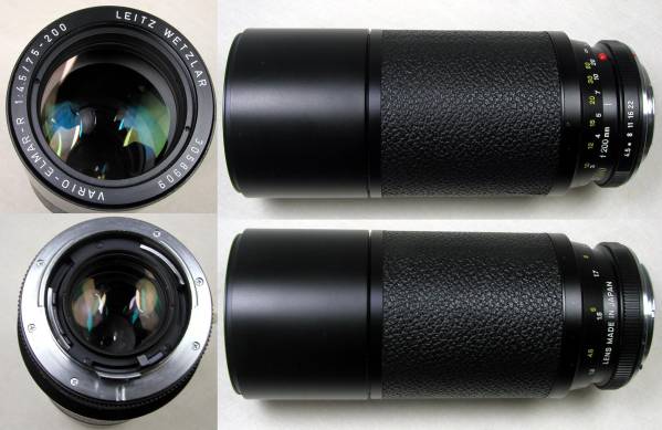Leicaライカ・バリオエルマー R75-200mm f4.5 3カム VARIO-ELMAR