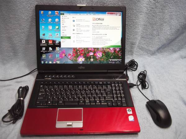 C121 赤 BIBLO NF/C70 Core Duo P8600 2G 320G WIN7 Office　