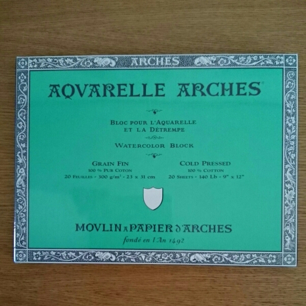 Arches アルシュ 水彩紙 ブロック 23×31 B 細目