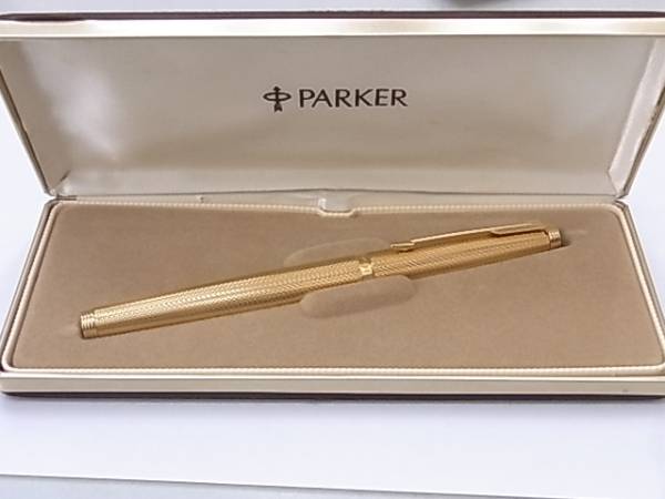 パーカー 万年筆 14K 62 ゴールド フランス製 ケース付き 【公式通販】