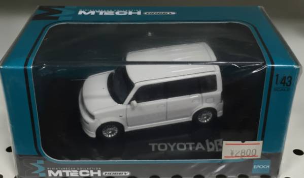 1/43 H-01-M TOYOTA bB ミント限定ホワイト