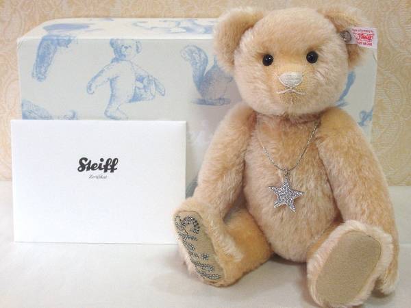 steiffシュタイフ/ クリスタル テディベア・クリストファー/完品
