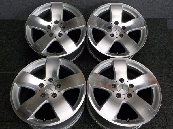 Ｂ１７０●ベンツ用　１Ｐ５Ｓ●16インチ4本●7.5J PCD112●