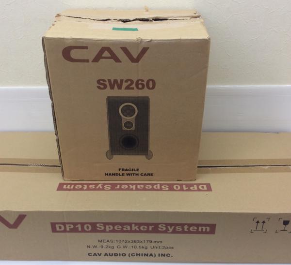 CAV 2.1chホームシアターシステム SW260・DP10 メーカー