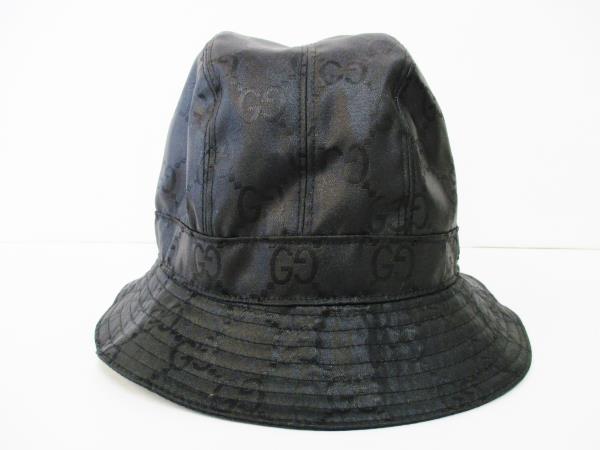 グッチ　GG柄　ハット　ブラック　サイズS☆0336