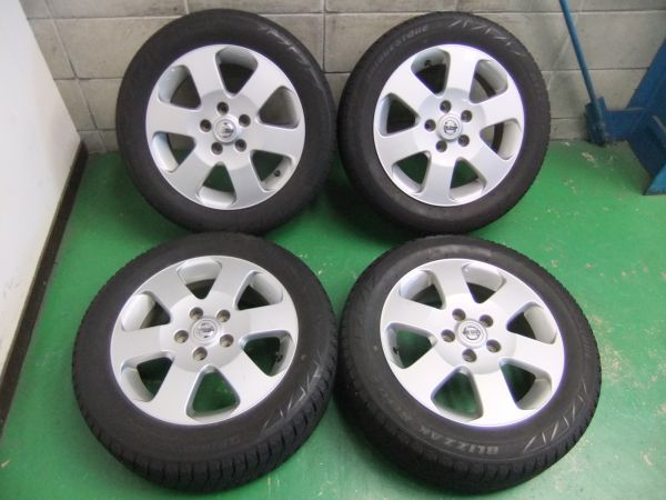 日産 セレナ 純正 ブリヂストン ブリザック REVO 2 195/60R16