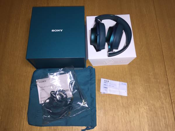 【新品保証有】ソニー SONY MDR-100A L h.ear ビリジアンブルー