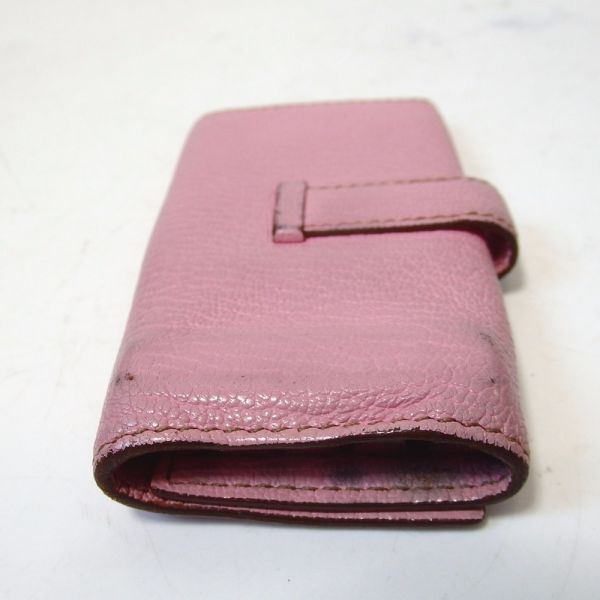 HERMES ◇ エルメス 4連 キーケース レザー ピンク ◇ 9-219 エルメス