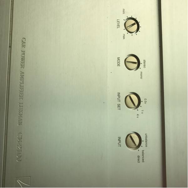 ラックスマン LUXMAN CM-2100 アンプ カーオーディオ 自動車
