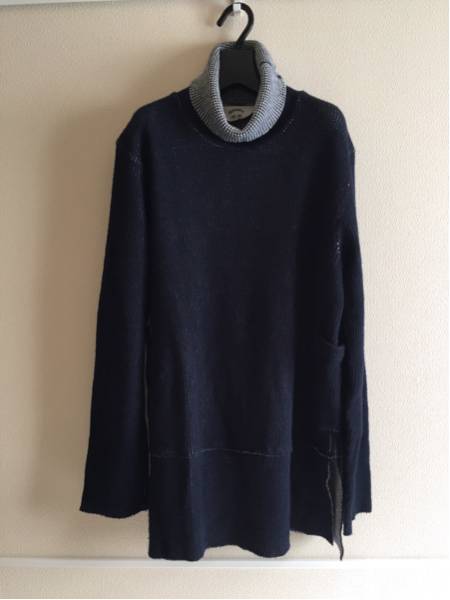 SUNSEA anderson sweater 2 ワッフルタートルニット urunused