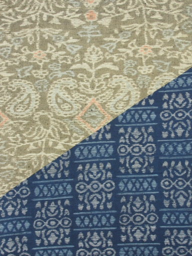 高級 正絹 紬 袋帯 粋でモダンな幾何文様 t11