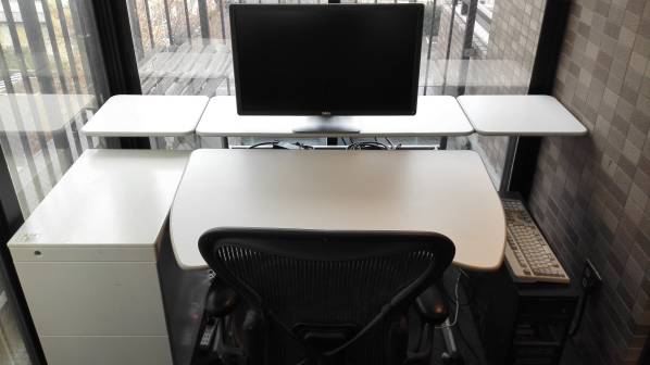 オカムラ OKAMURA クルーズ Bタイプ PCデスク 昇降機能付 ニュース