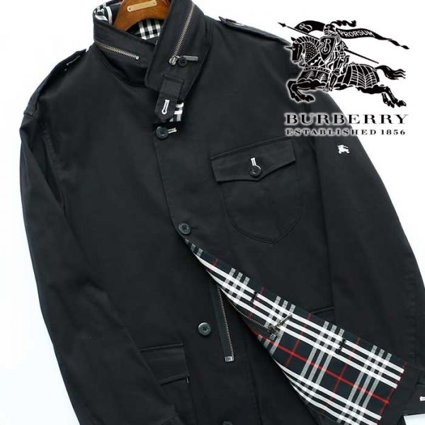 バーバリー ブラックレーベル ミリタリーコート M 46033