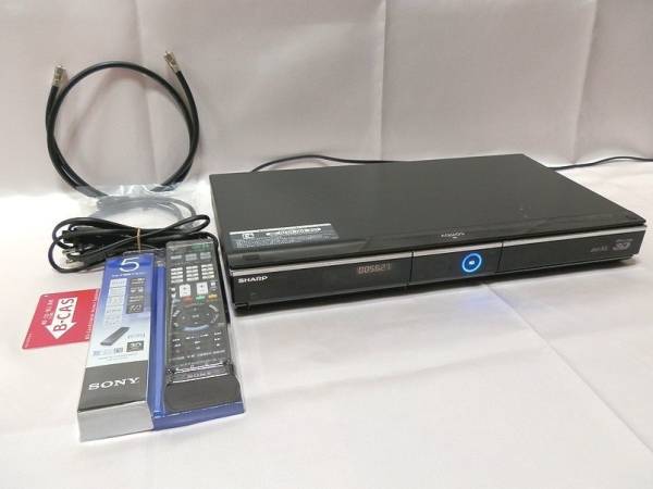 動作品 ダビ10&W録可 地テジ !BDHDDレコーダー SHARP BD-HDW75