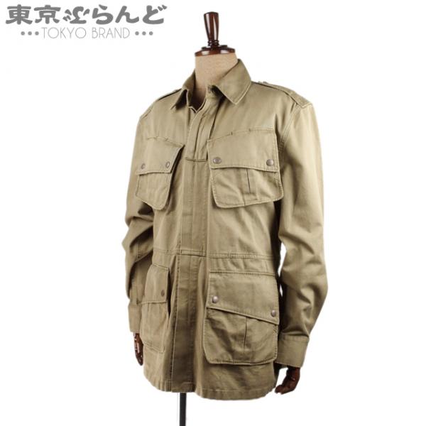 101196225 ラルフローレン RRL コットンコート #L ベージュ 1▼
