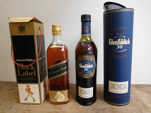 未開栓2本 Glenfiddich グレンフィディック30年 箱付 スコッチ他