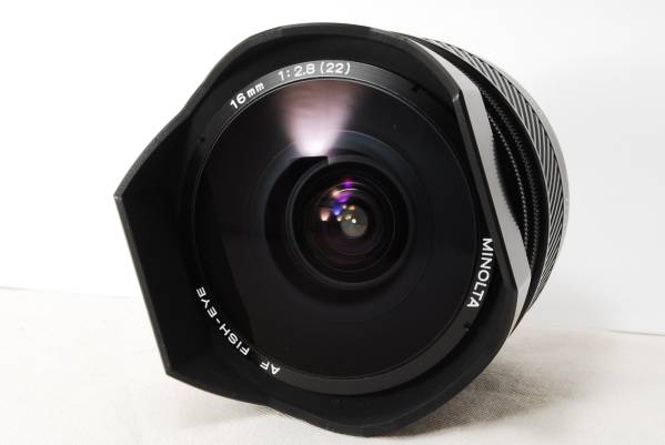 16mm Minolta AF F2.8 : for Fish-Eye | フィッシュアイ レンズ f⁄2.8
