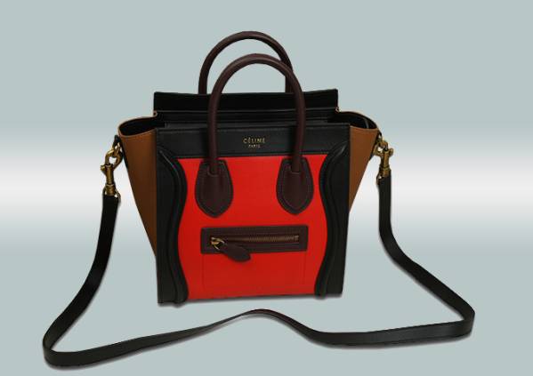 CELINE◆セリーヌ ナノショッパー ★美品 3COLOR ストラップ付