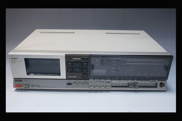 緑屋*南□AIWA*ステレオカセットデッキAD-FF8*オーディオ機器**c