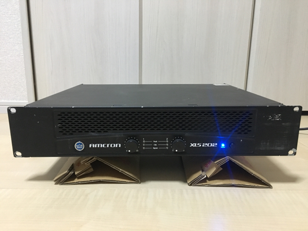 AMCRON XLS202 (D) 中古 ヒビノ正規品 CROWN 楽器、器材 パワーアンプ