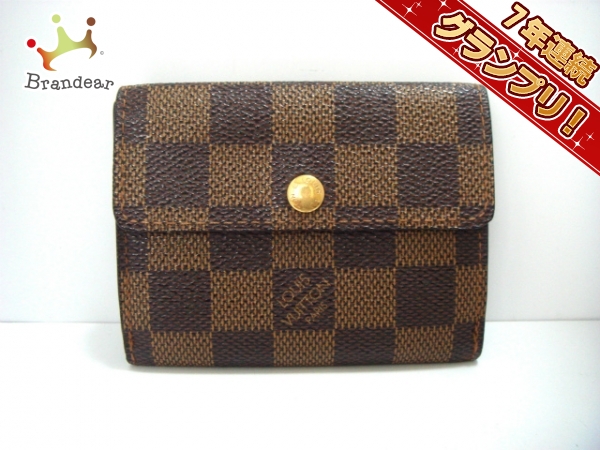 ルイヴィトン コインケース ダミエ ラドロー N62925 エベヌ