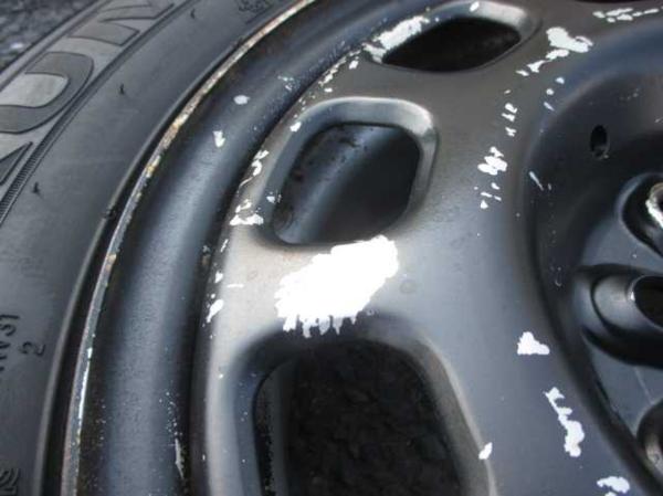 社外スチール/KH165/65R14 スタッドレス付き4本　5.5ｊ