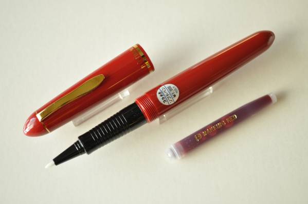 プラチナ万年筆 STB-1000 ソフトペン 赤