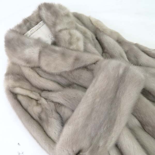 サガミンク 銀サガ 美品 ミンクファー 毛皮 コート ジャケット 