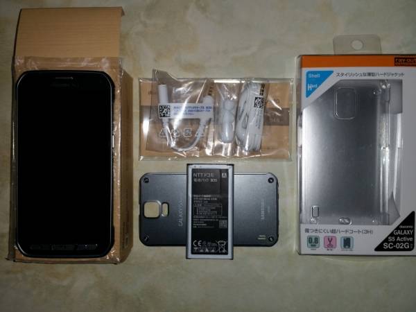 新品 docomo Galaxy S5 ACTIVE SC-02G Titanium Gray 制限○_1