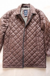 ビクトリーノックス VICTORINOX キルティングコート ブラウン L