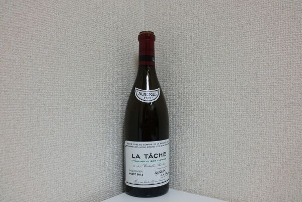 飲料・酒 LA TÂCHE 2012年 赤ワイン 空き瓶