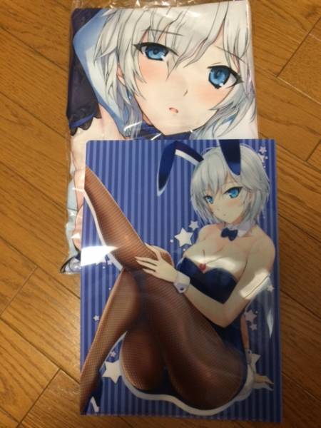 C91　斬鬼楼　おにくん　抱き枕カバー　クリアファイル付　新品_1