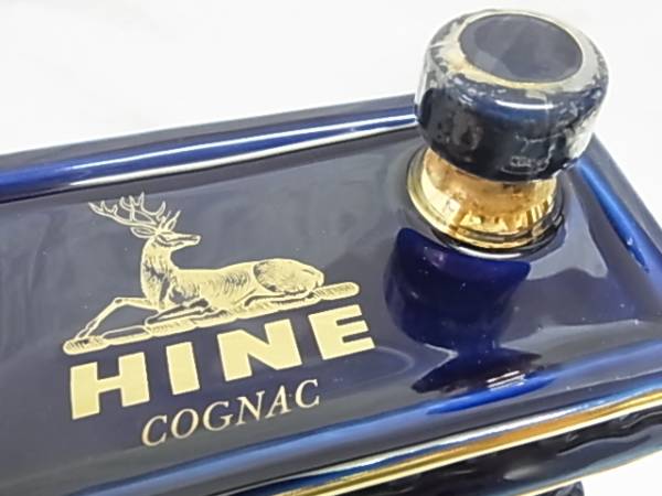 ブランデー ハイン ナポレオン 凱旋門 青 陶器ボトル 700ml 重量番号:2