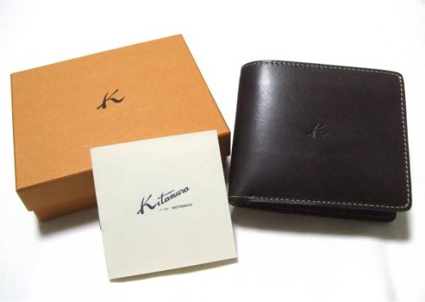 ★キタムラ Kitamura メンズ二つ折り財布（新品・未使用品）