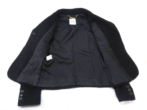 1円 美品 モスキーノ ジャケット＆カーディガン計2点セットES518