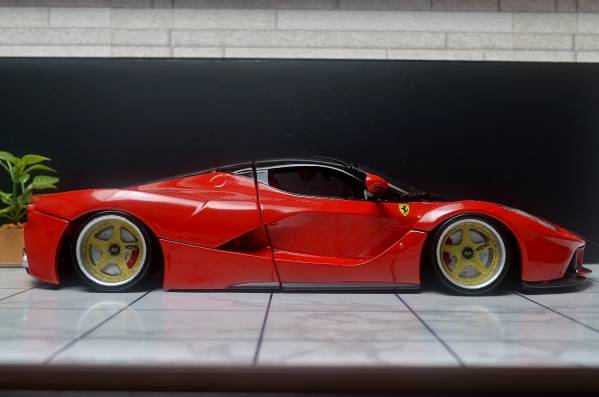 1/18 ラ フェラーリ レッド ケーニッヒ ローダウン カスタム_2