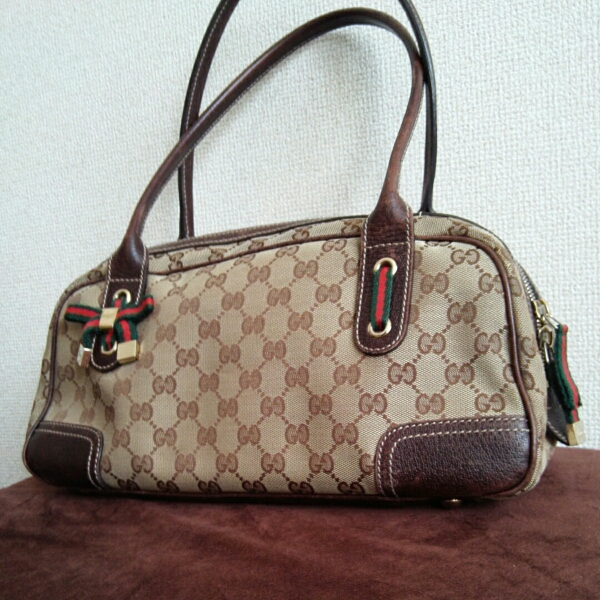 ♪GUCCI♪GGキャンバスx革ボストン GGキャンバス 【数量限定セール】グッチ バッグ メンズ レディース