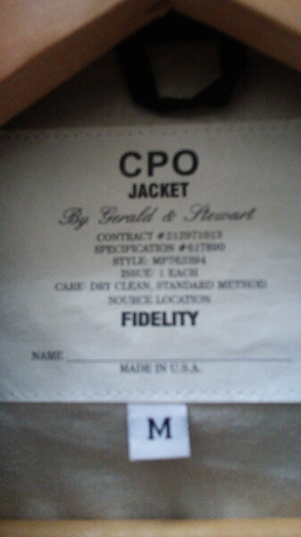 fidelity ウールcpoシャツ　サイズM　黒