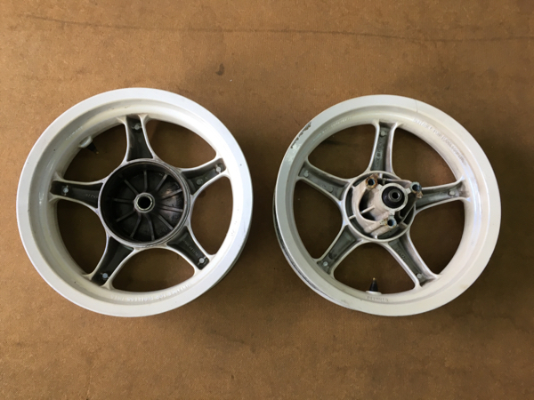 エアロックス100 AEROX 前後ホイール グランドアクシス BW'S100(セット