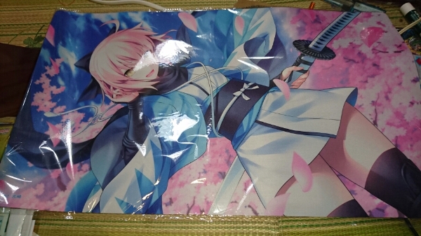 沖田総司 プレイマット 桜セイバー クラスター FGO こみトレ新品