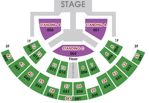 2/25★2PM★韓国 2PM CONCERT 6Nights★A区1~63番 1枚