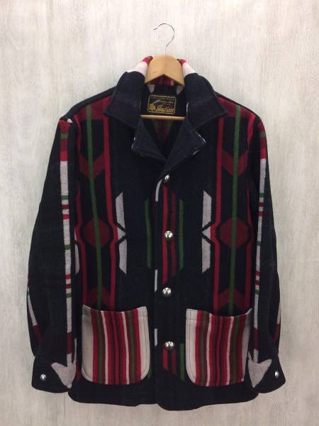 Indian(Indian Motocycle)◆ジャケット/40/ウール/BLK