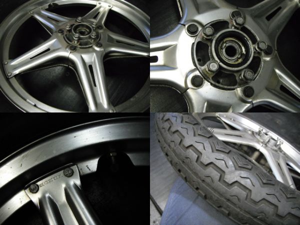 CB400Tホーク2 フロントホイール ダブルディスク コムスター（CB400N