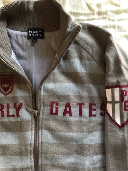 PEARLY GATES パーリーゲイツ 裏地付き ニット ジップ ジャケット　５