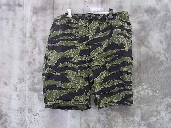 TENDERLOIN 14SS T-BAMBOOSHORTSタイガーカモ柄ショーツ/L TENDERLOIN