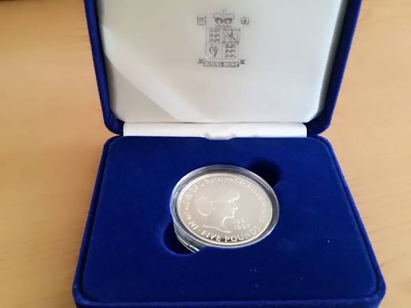 1999年 ダイアナ妃 追悼記念 シルバー 銀貨 NGC イギリス 1999 【公式
